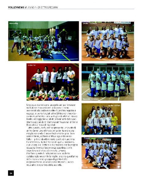 Newvolley e Caloni Agnelli 23 ottobre 2016